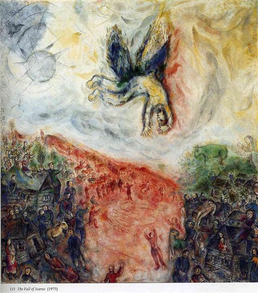 Marc Chagall - Upadek Ikara