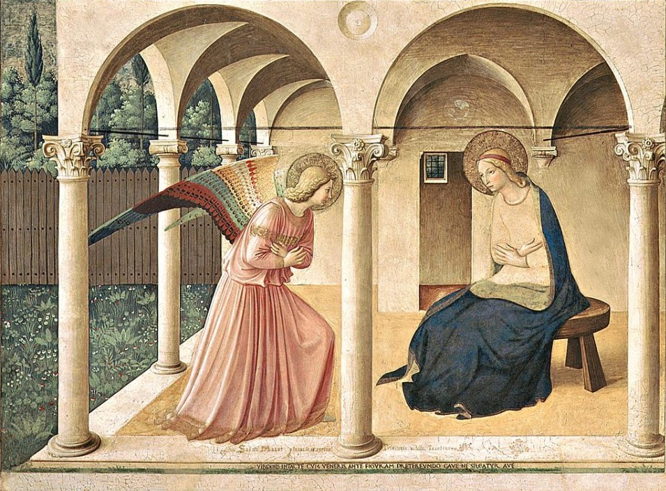 Fra Angelico, »Zwiastowanie« (ok. 1438–1445)