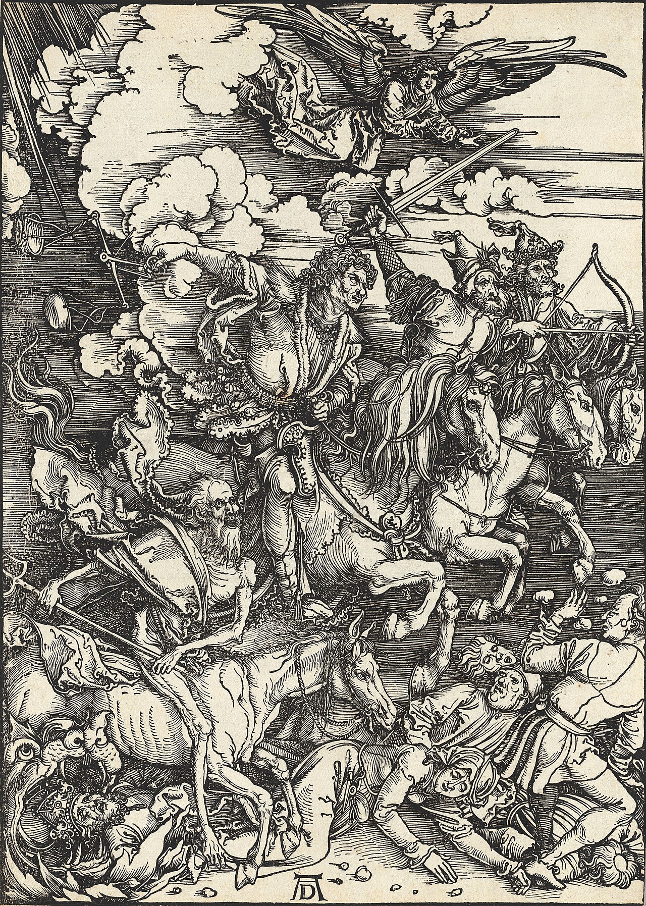 Albrecht Dürer, »Czterej Jeźdźcy Apokalipsy« (1498)
