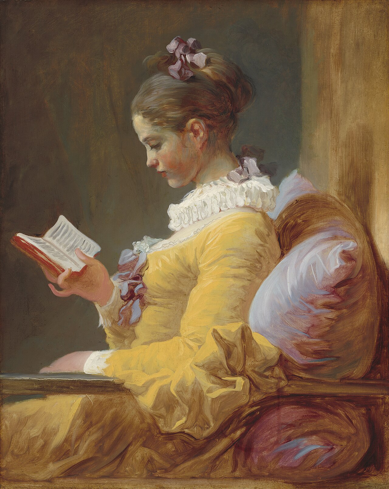 Jean-Honoré Fragonard, »Czytająca dziewczyna« (ok. 1770)