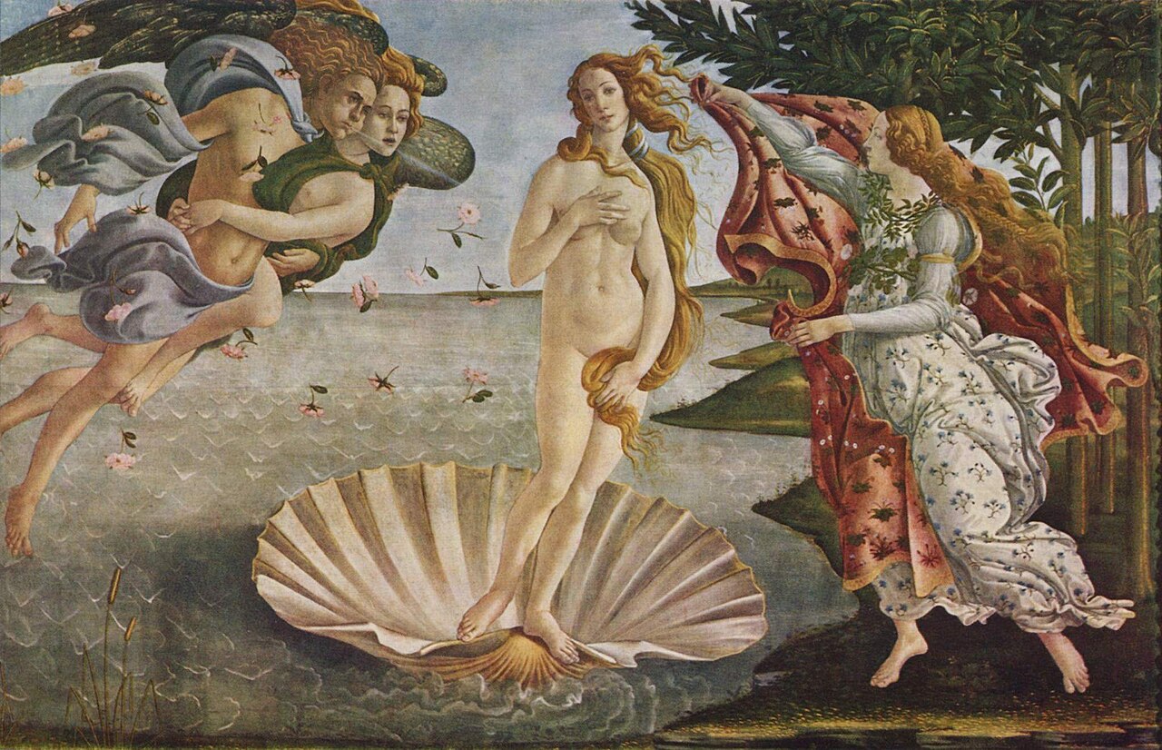 Sandro Botticelli, »Narodziny Wenus« (ok. 1484–1486)