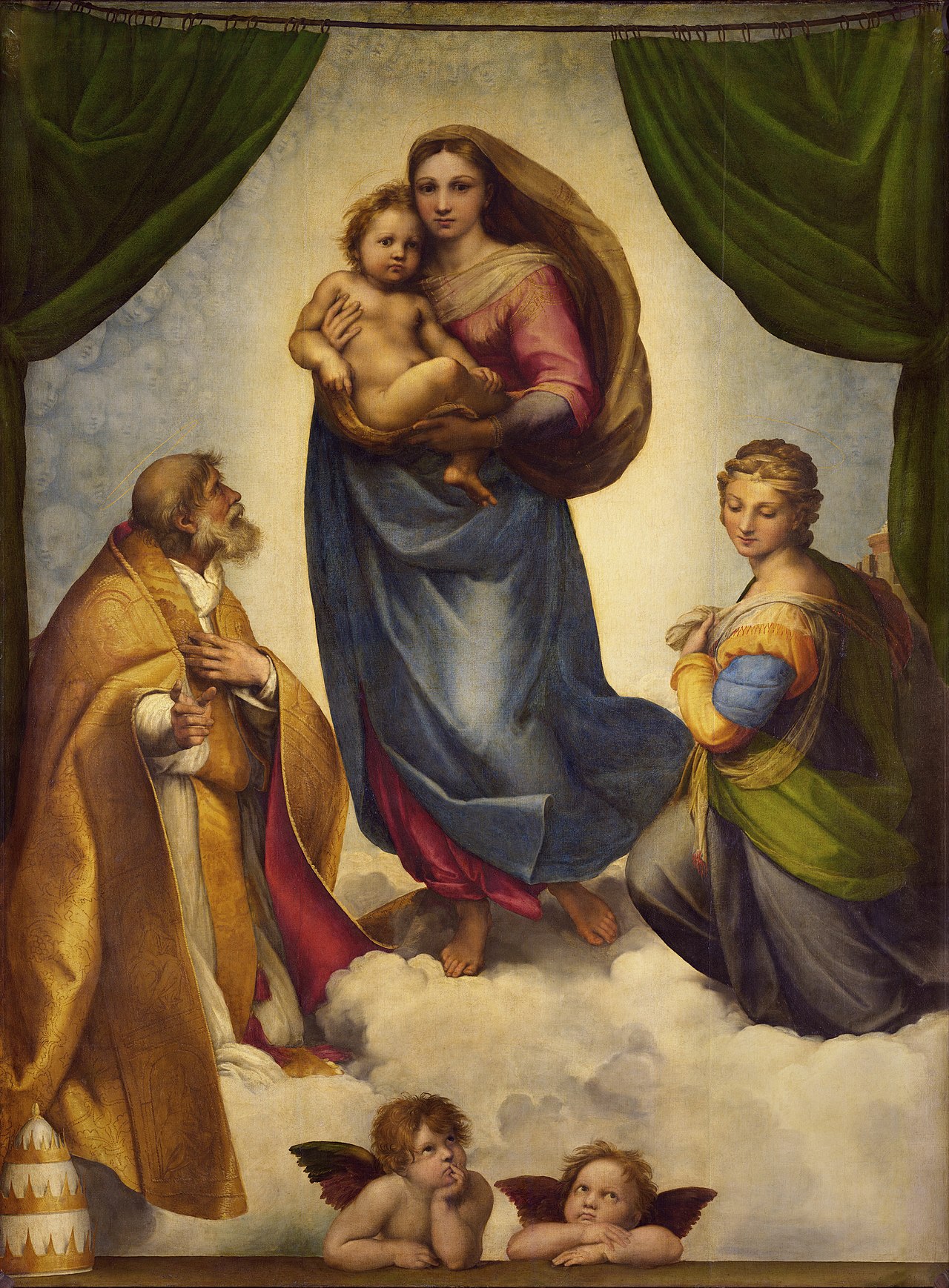 Rafael Santi, »Madonna Sykstyńska« (ok. 1512)