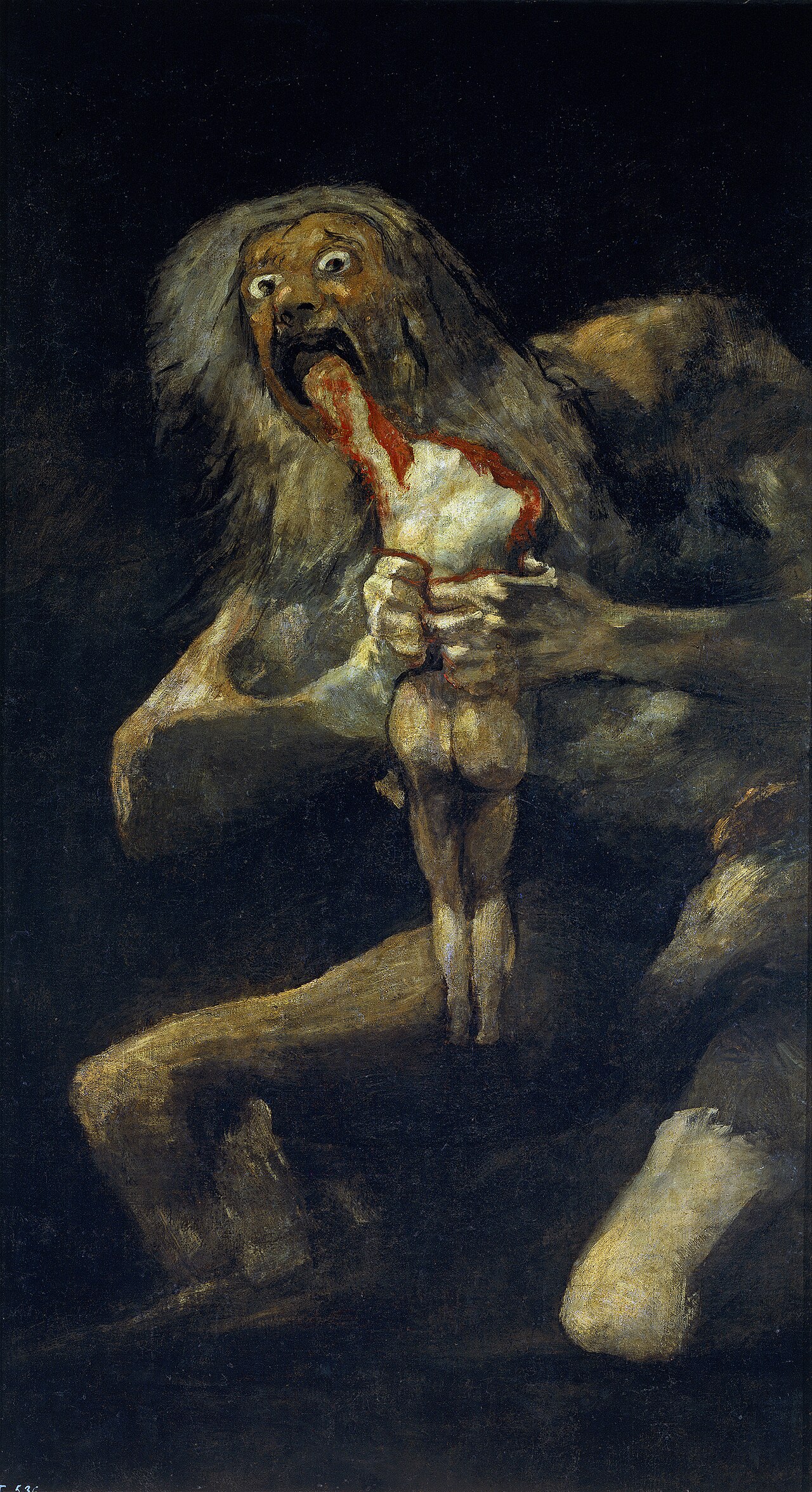 Francisco Goya, »Saturn pożerający własne dzieci« (1819–1823)