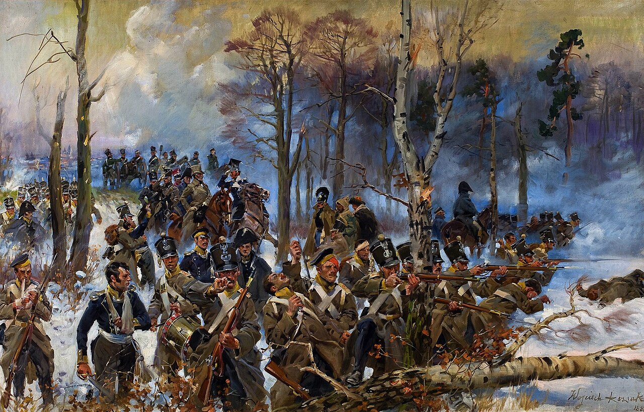 Wojciech Kossak, »Bitwa pod Olszynką Grochowską« (1886)