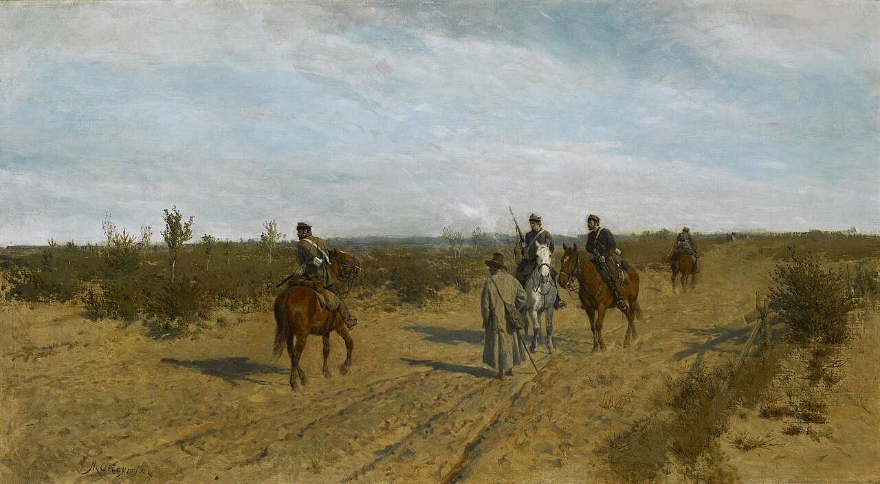 Maksymilian Gierymski, »Patrol powstańczy« (ok. 1873)