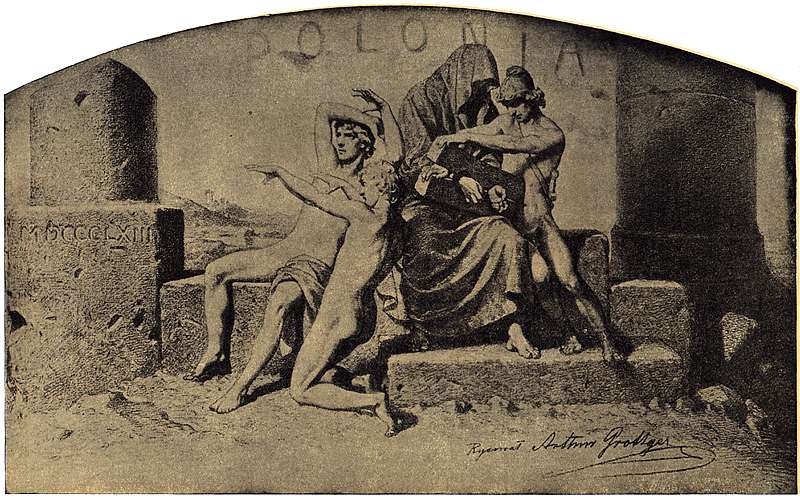 Artur Grottger, »Polonia« (cykl grafik, 1863)