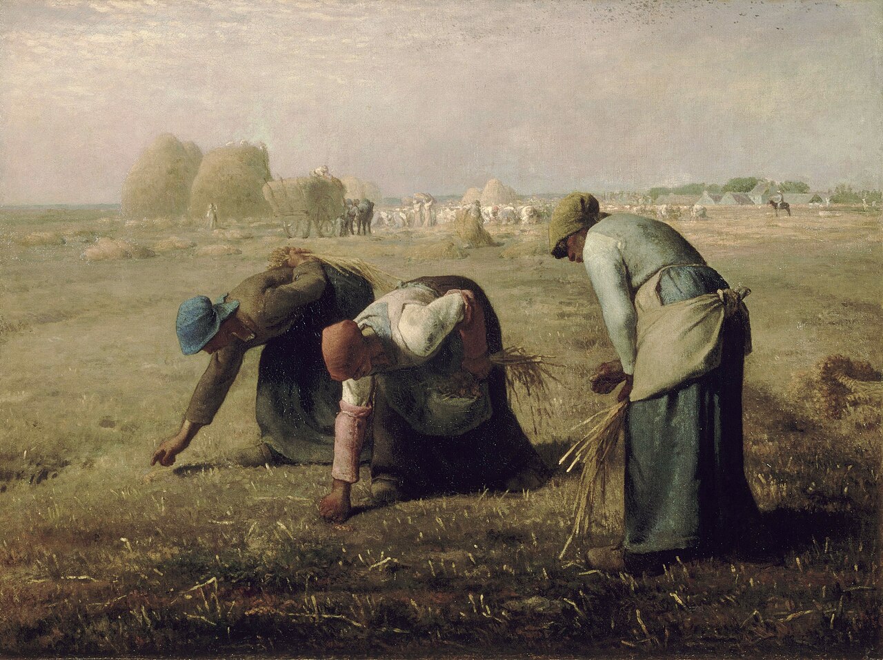 Jean-François Millet, »Kobiety zbierające kłosy« (1857)