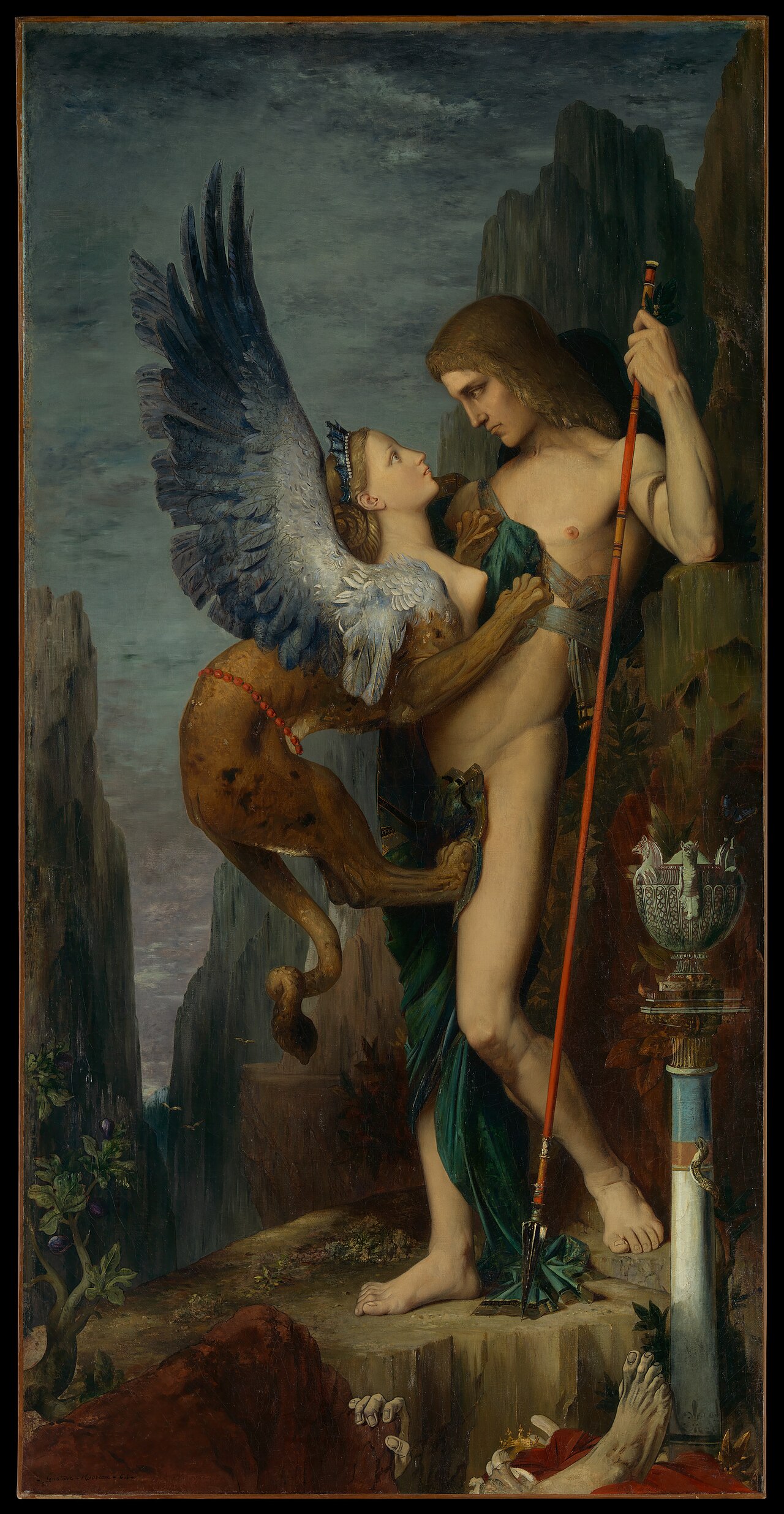 Gustave Moreau, »Edyp i Sfinks« (1864)