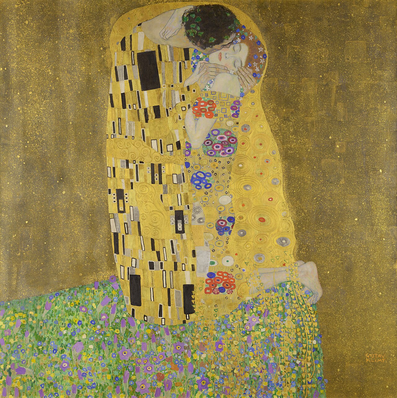Gustav Klimt, »Pocałunek« (1907–1908)