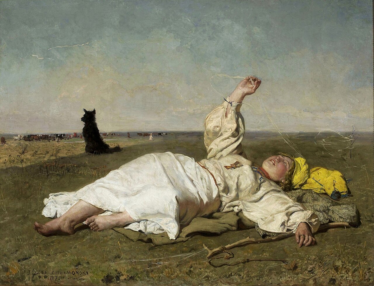 Józef Chełmoński, »Bociany« (1900)