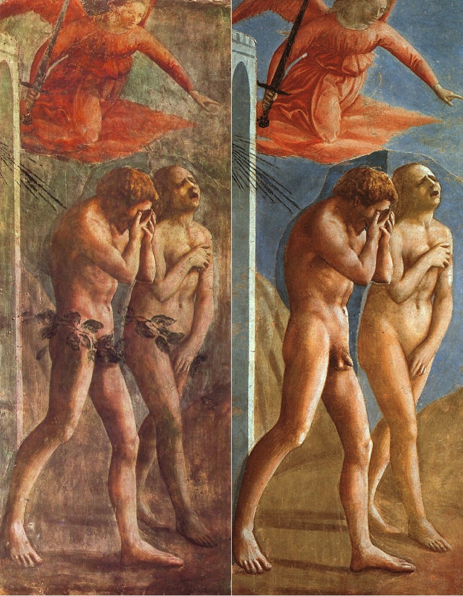 Masaccio, »Wygnanie z raju« (ok. 1425)