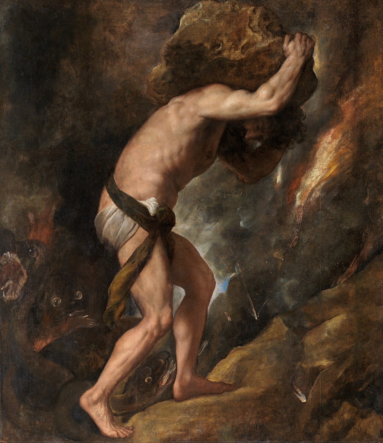 Tycjan, »Syzyf« (ok. 1548–1549)