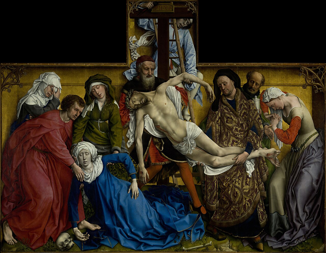 Rogier van der Weyden, »Zdjęcie z krzyża« (ok. 1435)