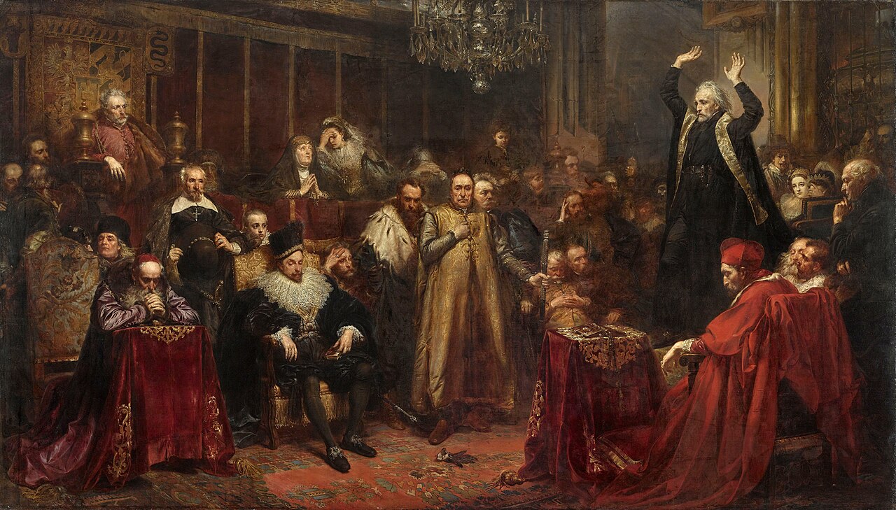 Jan Matejko, »Kazanie Skargi« (1864)