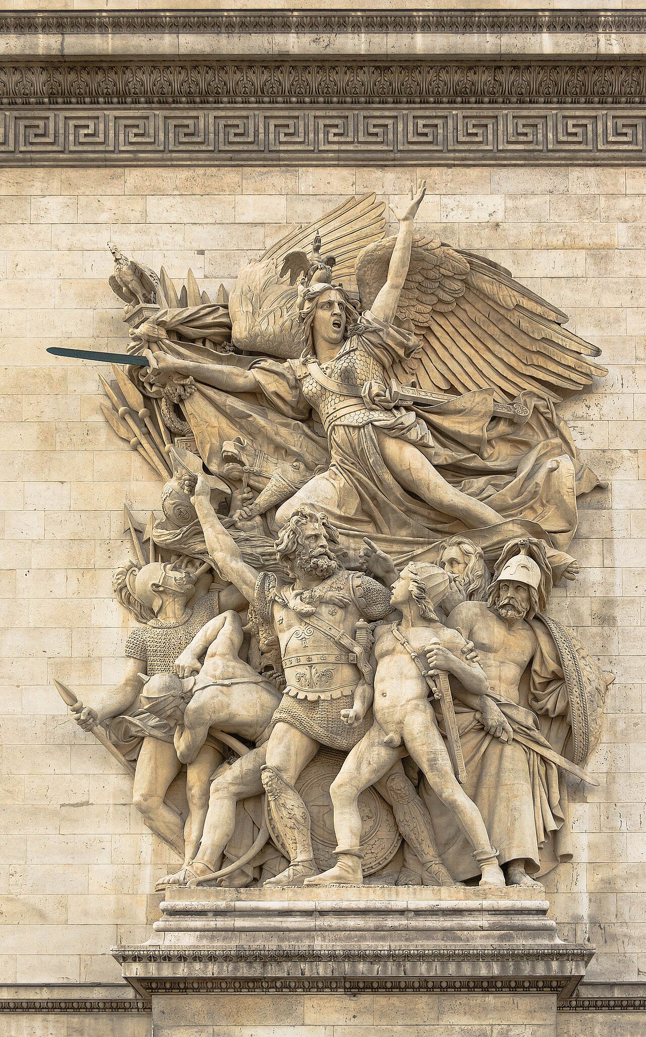 François Rude, »Wymarsz ochotników roku 1792 (Marsylianka)« (1833–1836)