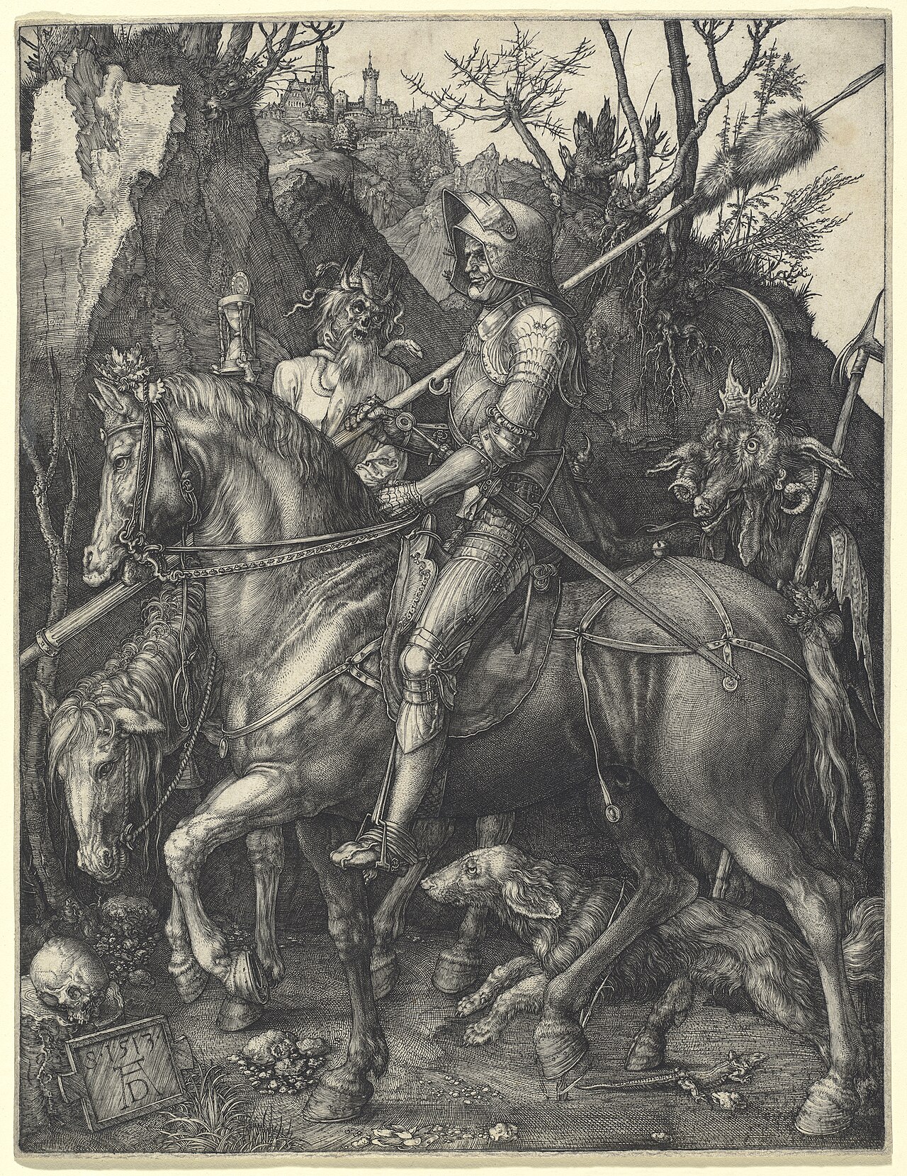 Albrecht Dürer, »Rycerz, śmierć i diabeł« (1513)