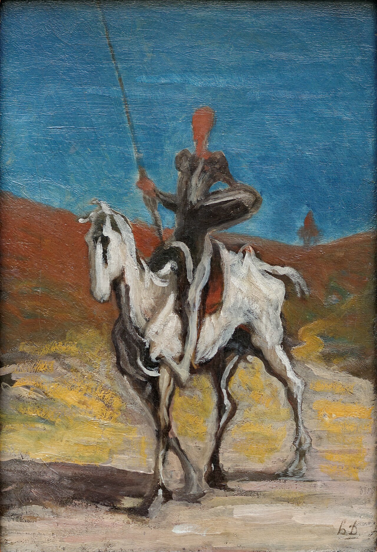 Honoré Daumier, »Don Kichot« (ok. 1868)